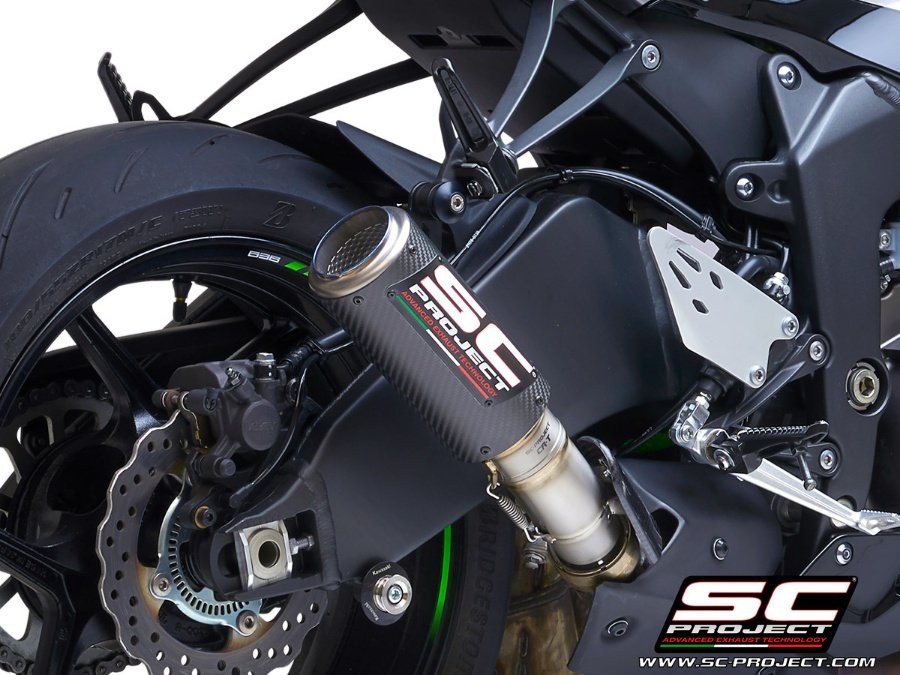 BLK-10519 | Kawasaki | Ninja ZX-6R 636 | 2019 - 2024 | SC Project | SC CR-T Carbon Exhaust
