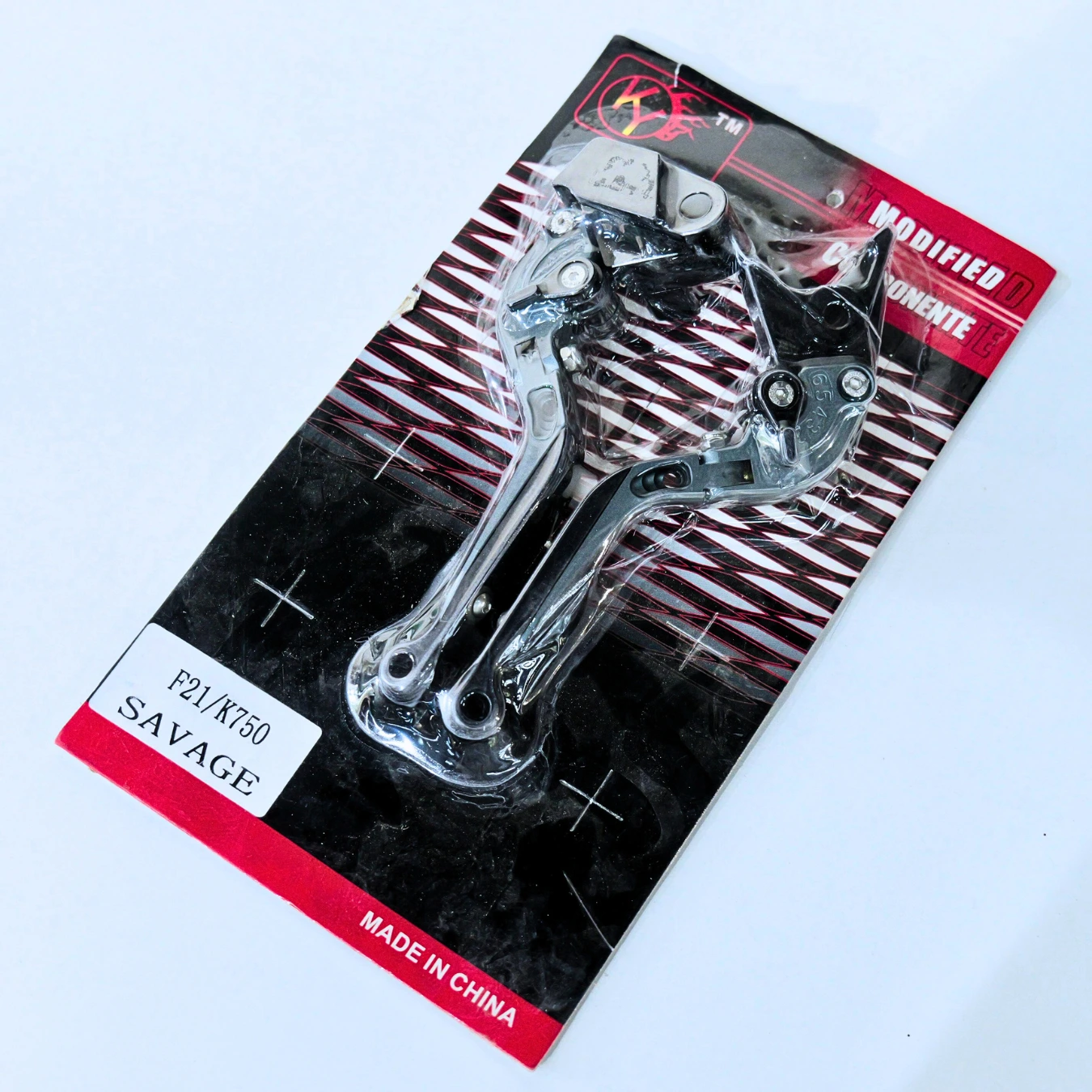 BLK-20521 | Kawasaki | Z 900 | Savage | Adjustable Folding Levers - GREY