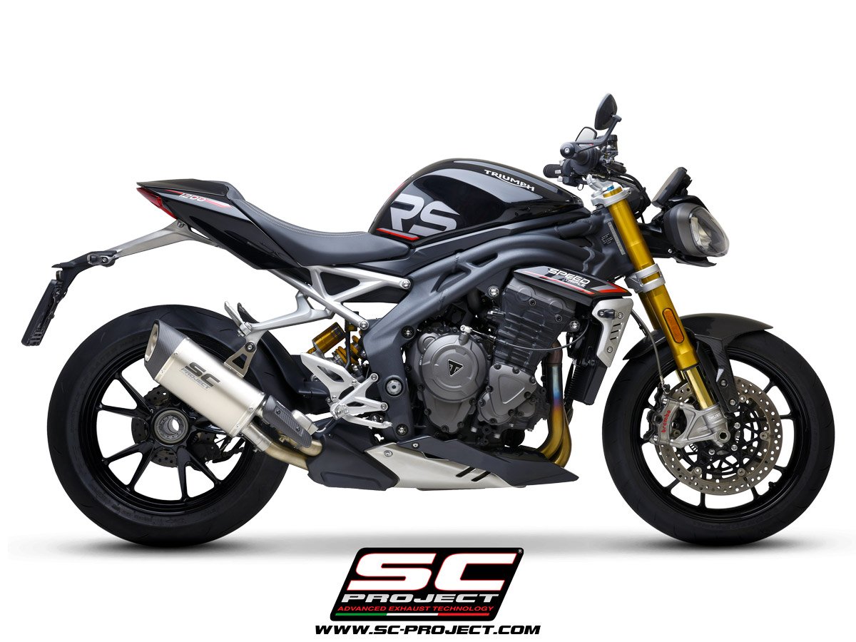 SCE184 | TRIUMPH | SPEED TRIPLE 1200 RS | 2021 - 2023 | SC Project | SPEED TRIPLE 1200 RS SC1-R GT Muffler
