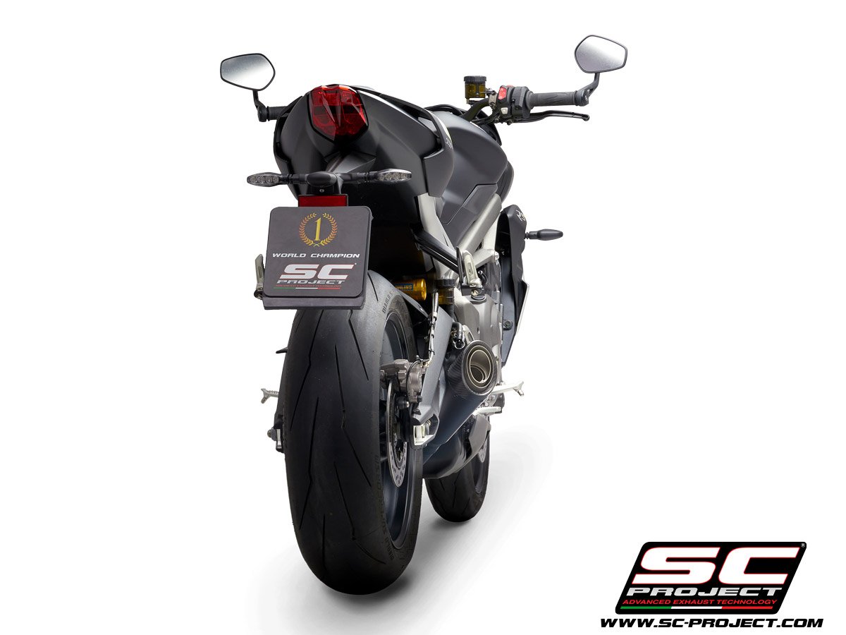 SCE174 | TRIUMPH | Street Triple 765 R/RS | 2017 - 2019 | SC Project | S1 Titanium Black Exhaust - Image 2