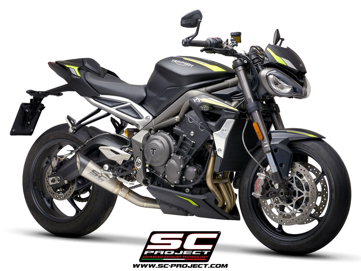 SCE163 | TRIUMPH | Street Triple 765 R/RS | 2020 - 2022 | SC Project | S1 Titanium Exhaust - Image 5