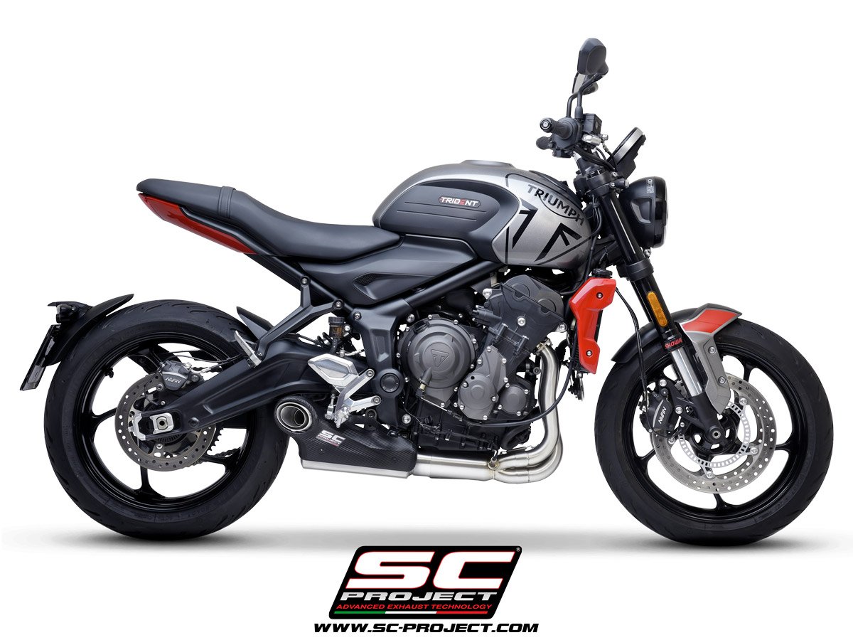 SCE185 | TRIUMPH | TRIDENT 660 | 2021 - 2023 | SC Project | TRIDENT 660 STR-1 muffler