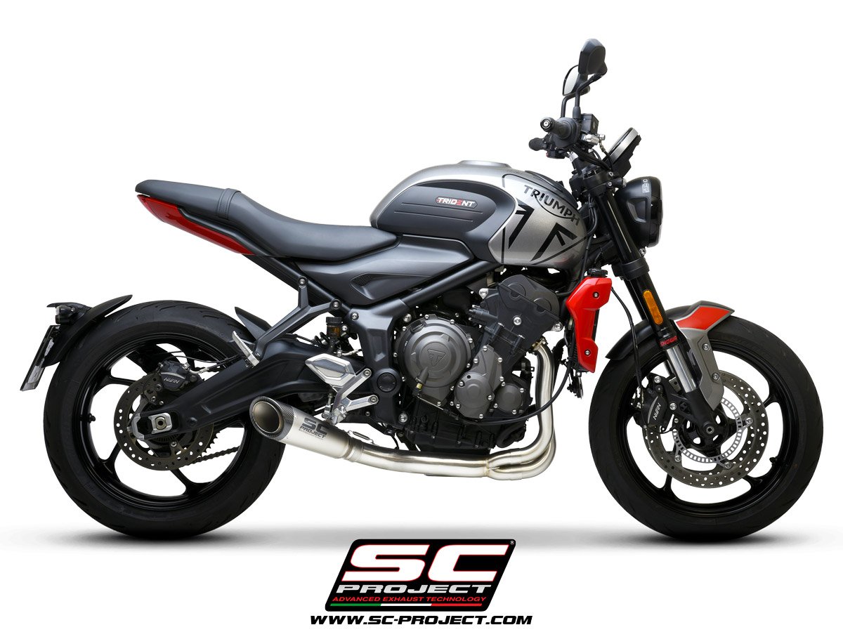 SCE187 | TRIUMPH | TRIDENT 660 | 2021 - 2023 | SC Project | TRIDENT 660 S1 muffler