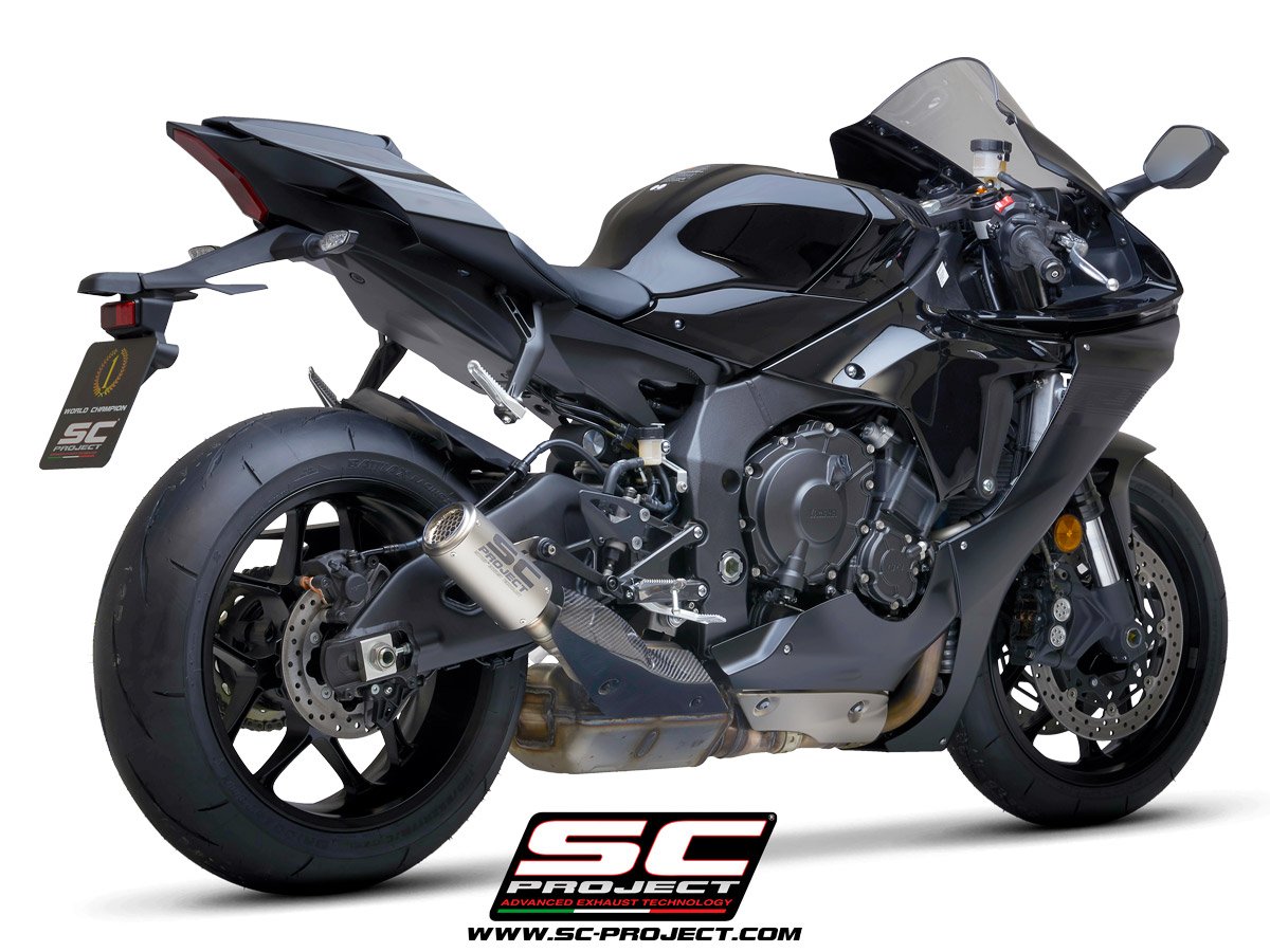 SCE124 | YAMAHA | YZF R1 - R1M | 2020 - 2023 | SC Project | CR-T Titanium Muffler - Image 5