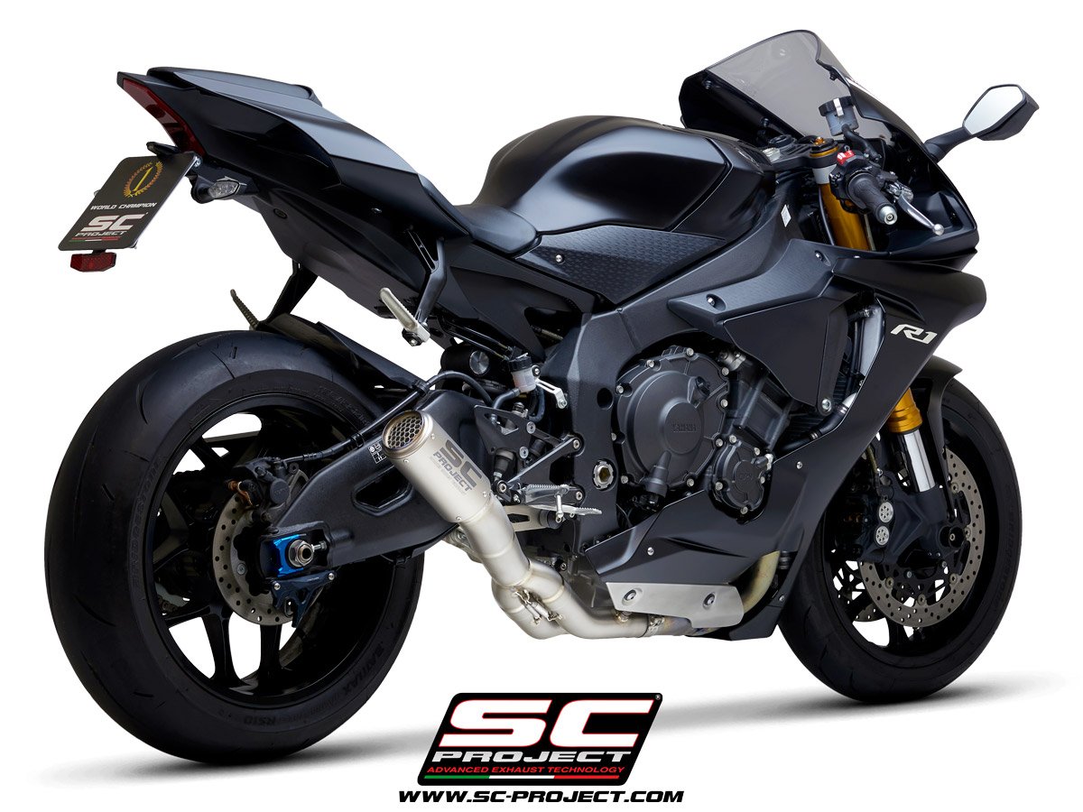 SCE131 | YAMAHA | YZF R1 - R1M | 2020 - 2023 | SC Project | CR-T Titanium Muffler - Image 5
