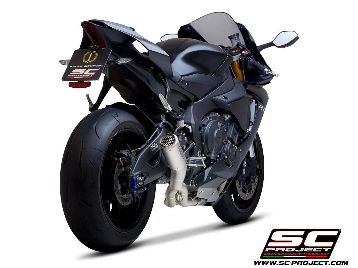 SCE131 | YAMAHA | YZF R1 - R1M | 2020 - 2023 | SC Project | CR-T Titanium Muffler - Image 3