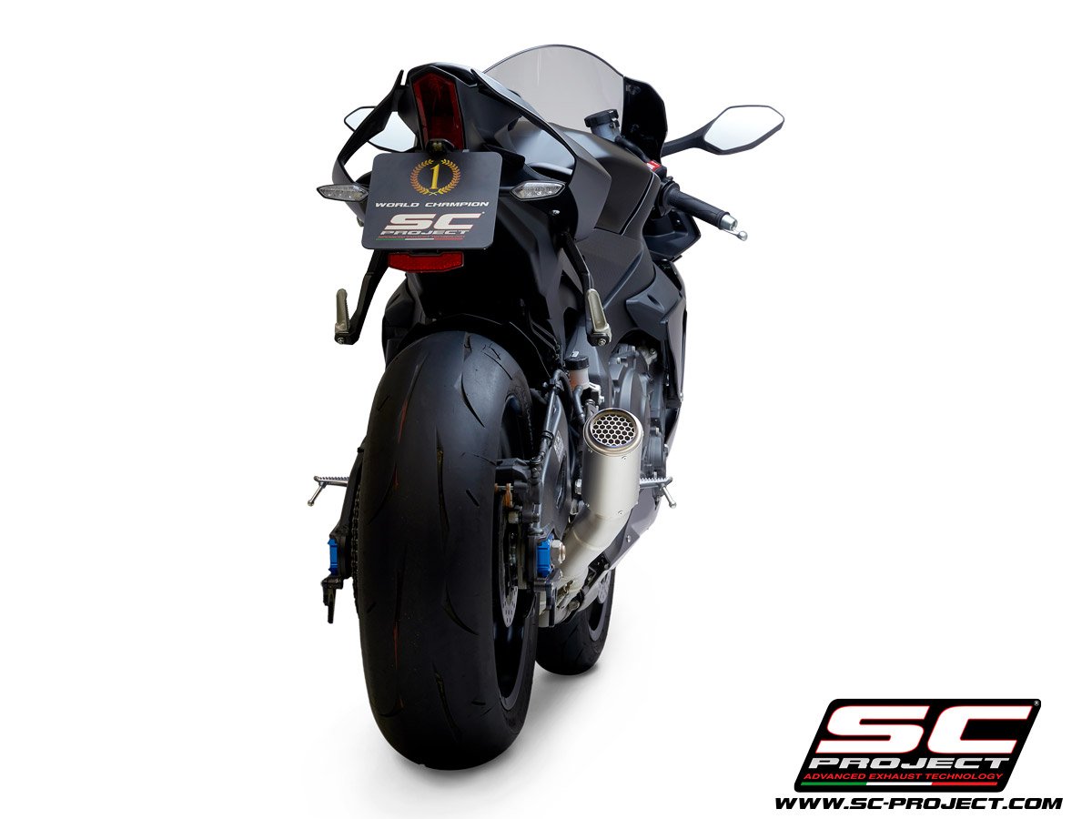 SCE131 | YAMAHA | YZF R1 - R1M | 2020 - 2023 | SC Project | CR-T Titanium Muffler - Image 2