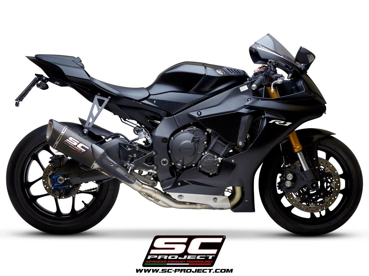 SCE126 | YAMAHA | YZF R1 - R1M | 2020 - 2023 | SC Project | SC1-R Carbon fiber Muffler