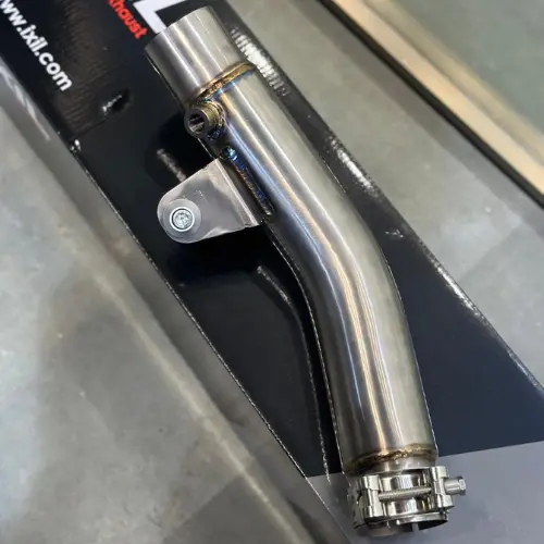 BLK-16611 | Kawasaki | ZX-6R | 2024 | Ixil | Decat Mid Pipe - Titanium