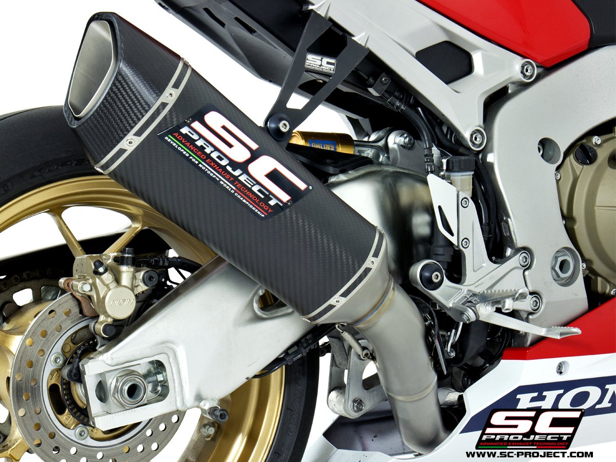 SCE204 | HONDA | CBR1000RR - SP - SP2 | 2017 - 2019 | SC Project | SC1-R Carbon Fiber Muffler - Image 2