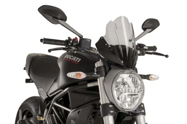 BLK-16073 | DUCATI | MONSTER 821 | PuiG | Touring Windscreen
